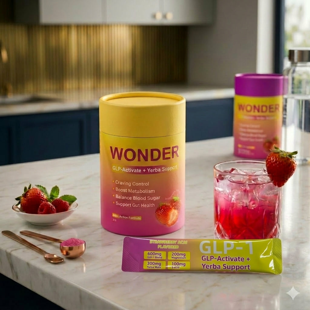 Wonder: Metabolic Mix | Stop Cravings & Crush Fatigue Fast (Natural GLP-1 Burn Formula)